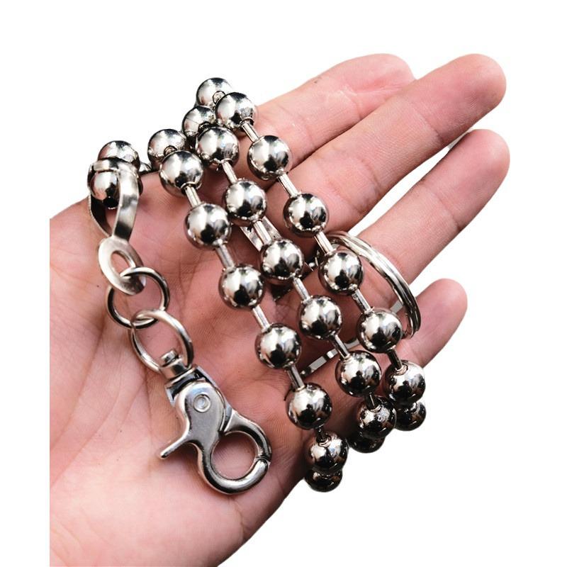 New Trendy Men's Beaded Pant Chain - Simple Retro Style Accessory
