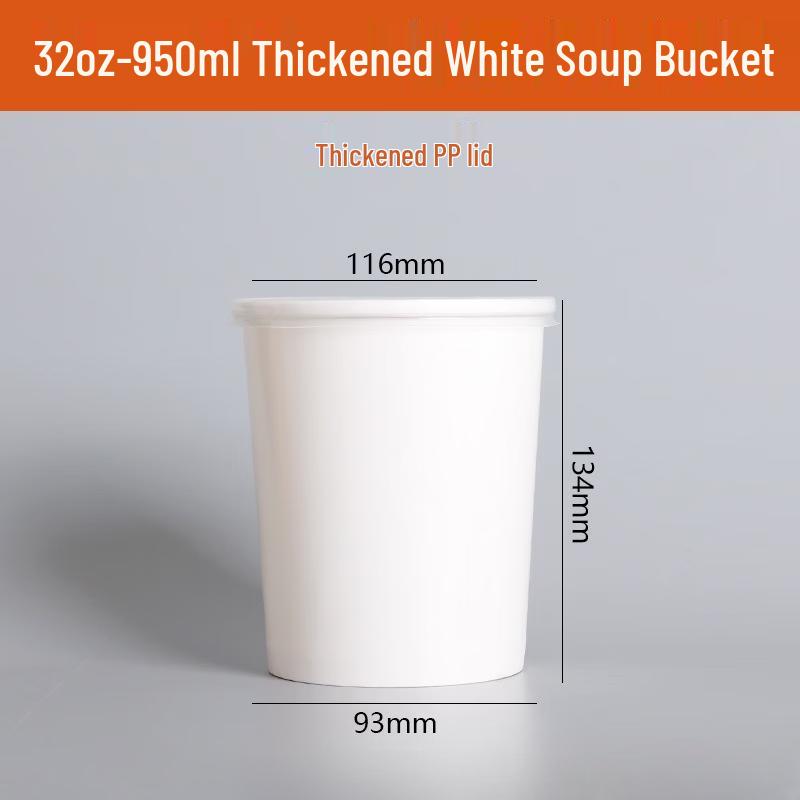 Disposable Kraft Paper Soup Containers