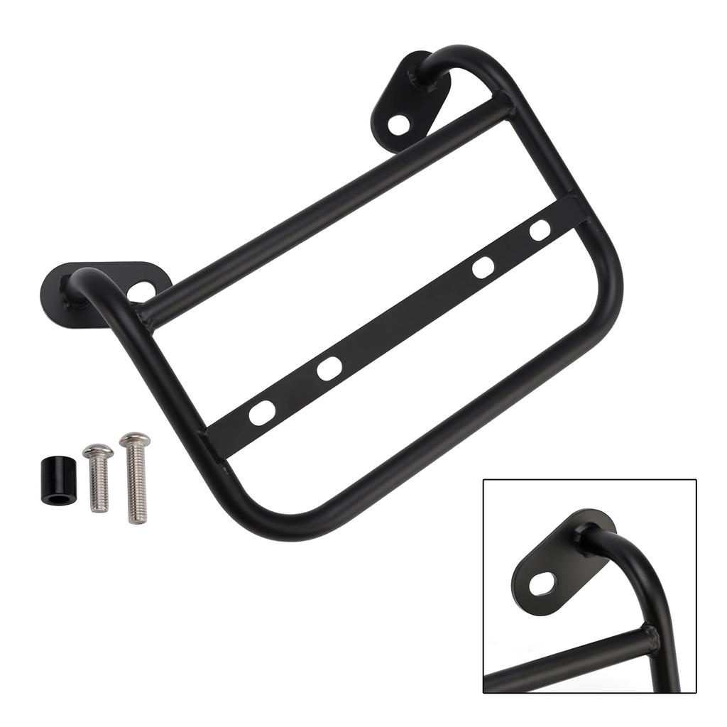 Luggage Rack Side Saddle Bag Mount Bracket Black Steel For Bmw R12 2024-2025