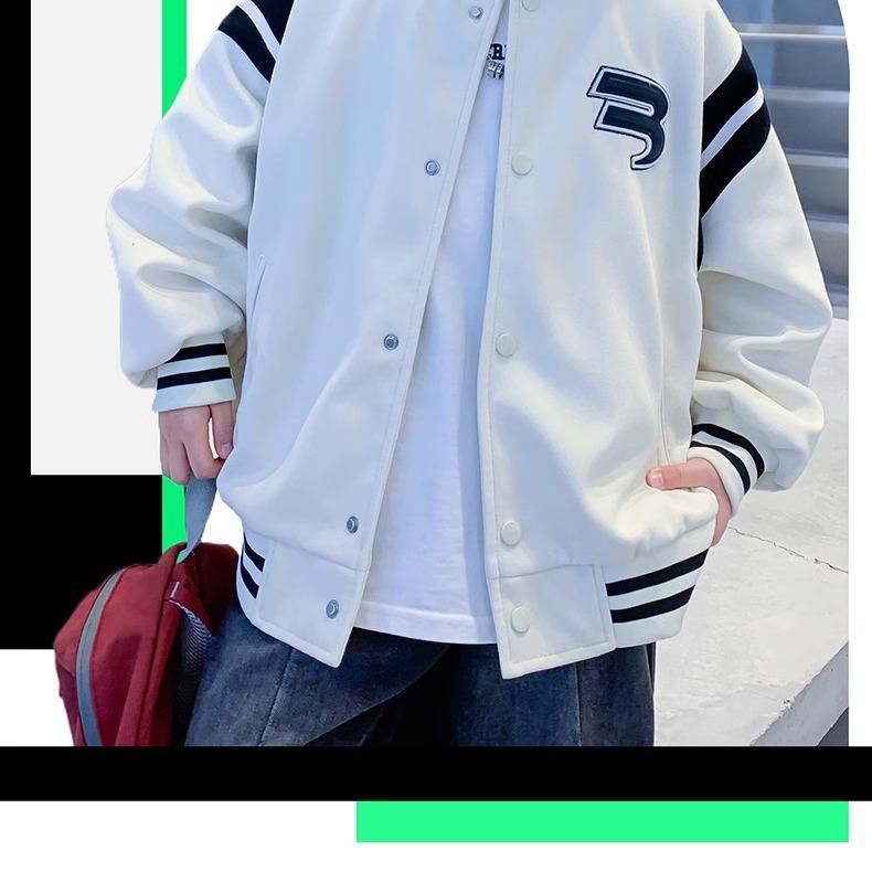 Boys' Fashionable Baseball Jacket - Spring/Autumn 2025