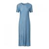 PleAts Me A Line Folding Round Neck Short Sleeve Dress Epopm225025
