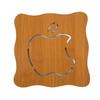 Wooden Insulated Cute Animal Thick with Kitchenware Coaster, Mat, Design, Placemat, Non-Slip Pad, (Apple)