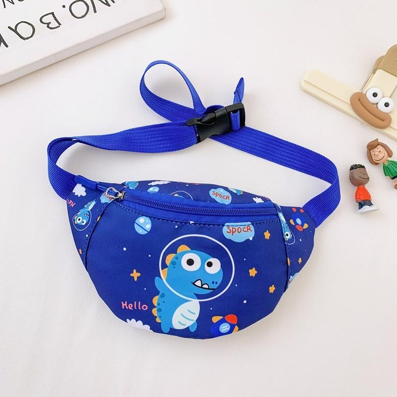 Kids Cartoon Playful Waist Bag Stylish Unisex Design Lightweight Nylon Backpack For School