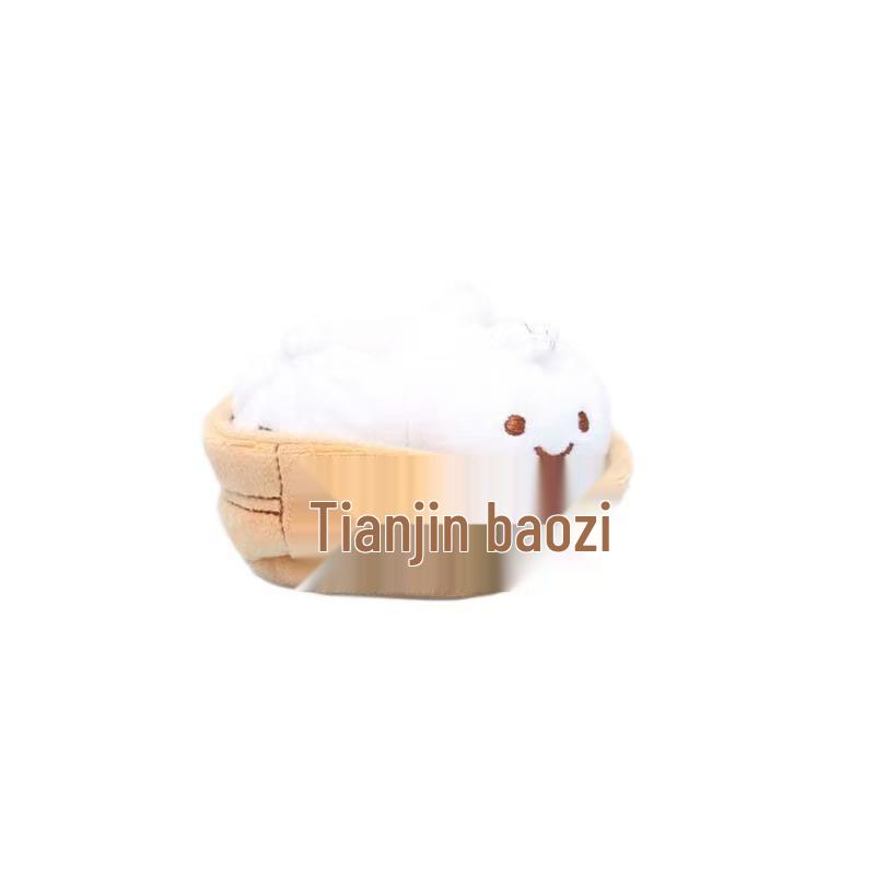Διαδικτυακή Διασημότητα Χαριτωμένο Xiao Long Bao Βελούδινο Μπρελόκ Κούκλα Κρεμαστό