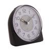 Hometime Silent Sweep Round Face Blinking Light Alarm Clock - Black