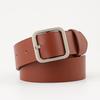 Trendy Womens Faux Leather Square Pin Belt With Durable Alloy Buckle Perfect For Fashion Forward Style