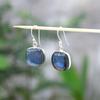 Labradorite Gemstone Silver Earring 925 Sterling Silver Handmade Jewelry Gift For Her
