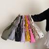 Versatile Drawstring Bag Lightweight Women's Shoulder Bag Fashion Pleated Dumpling Bag  Ladies