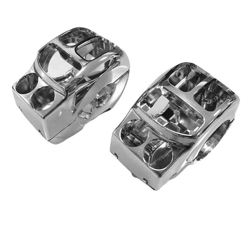 Ac29-Road Glide Special FLTRXS For Touring And Trike Models 2014- Chrome Handlebar Control Switch Button Housings Cover