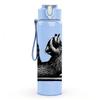 1PC Striped Fluffy Raccoon 750ml Color Plastic Sports Water Bottle Leakproof Flip Straw Lid Suitable for Sports Office Home Use