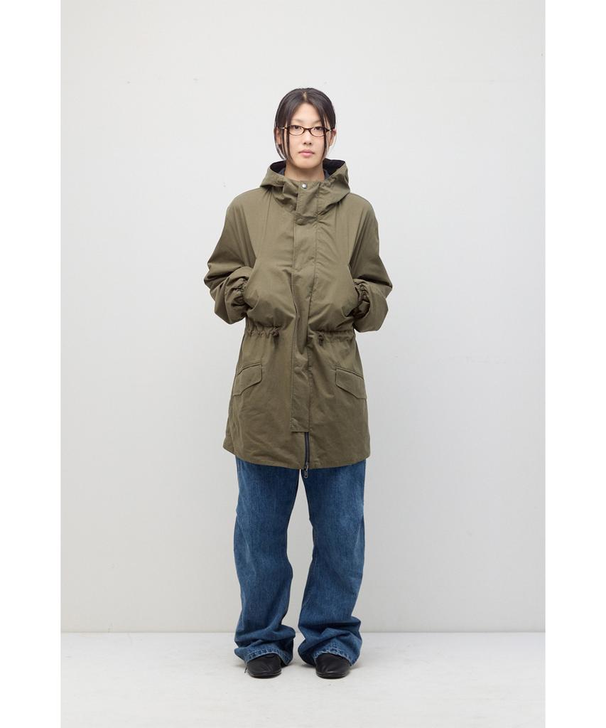 HATCHINGROOM Reversible Parka Khaki/Navy