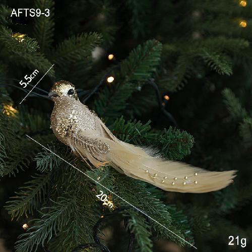 Foam Feather Bird Peacock Bird Decoration Christmas Tree Decoration Feather Pendant Christmas Decorations