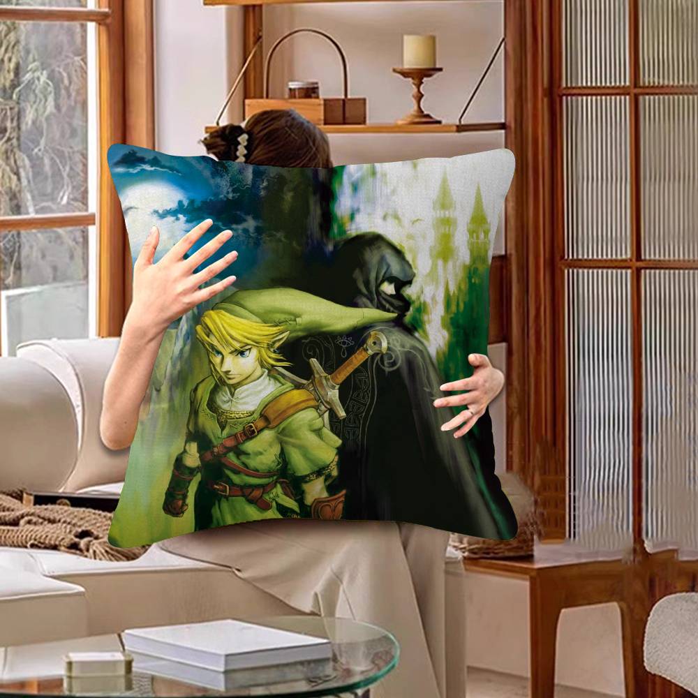 Game L-Legends Of The Zeldas Cushion Cover Pillowcase Upholstery Sofa Throw Pillow Home Decor Pillowcas