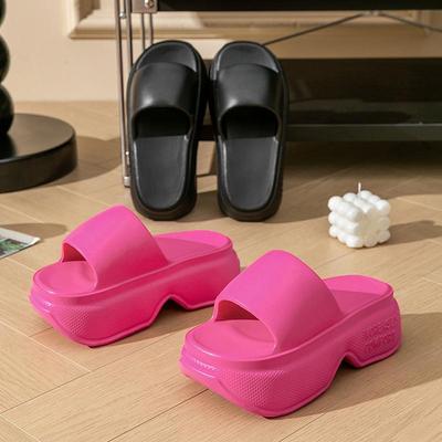 Dámske letné sandále s hrubou podrážkou zvyšujúce výšku, protišmykové, vonkajšie, na kúpanie