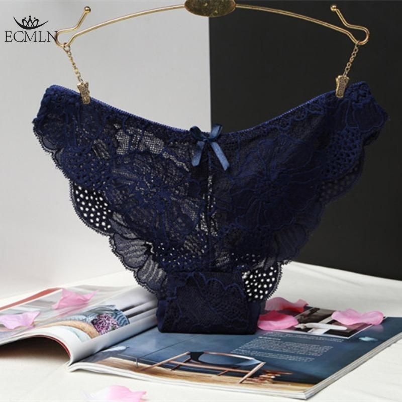 Women's Lace Seamless Underwear Panties Women Low Waist Comfortable Cotton Crotch Sexy Breathable Briefs Underpants