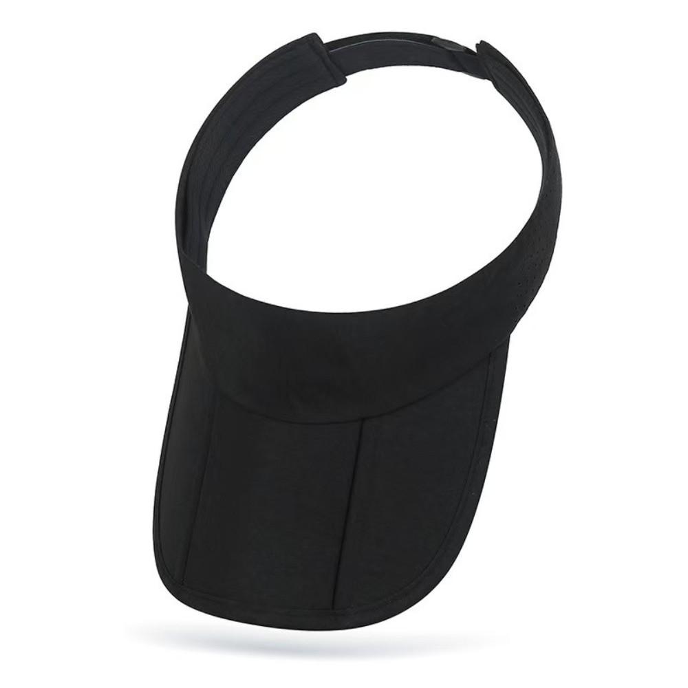 Anti-UV Foldable Sun Visor Hat Adjustable Empty Top Hat Summer Beach Hat  Travel