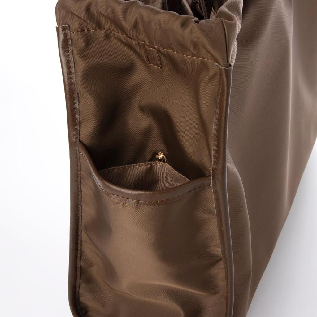 Perke 2-Way Paracord Tote Bag, Nylon and Cowhide Leather, 80-00-00230, Women's, BR