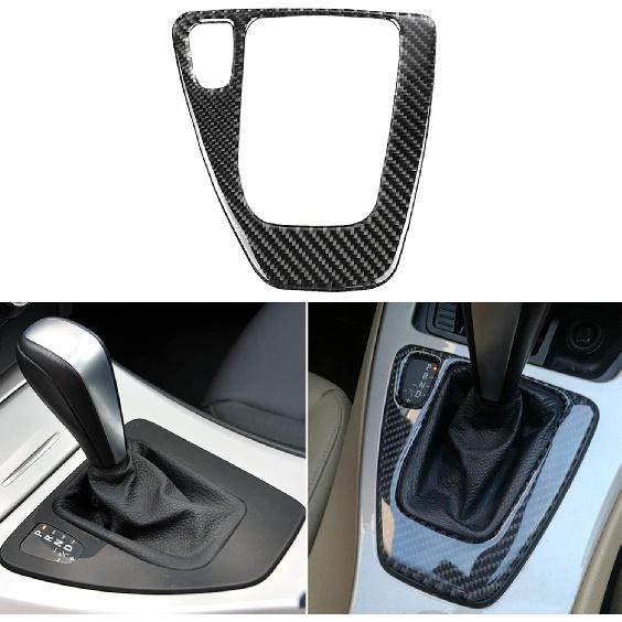 

NVCNX Real Premium Carbon Fiber Compatible with BMW 325i 328i 330i 335i 2006-2012 2007 2008 2009 2010 2011 3 Series E90 E92 E93 Accessories Gear 3 Series E90 E92 E93 Gear