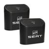 Car Vehicle Case Storage Box Black ABS Square Pressing Trash Can For SEAT Leon Ibiza Alhambra Arosa Tolendo Exeo Mk2 Mk3 Ateca Altea FR