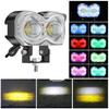 Motorcycle LED Headlight: Colorful Warning Light & Electric Vehicle Front Spotlight