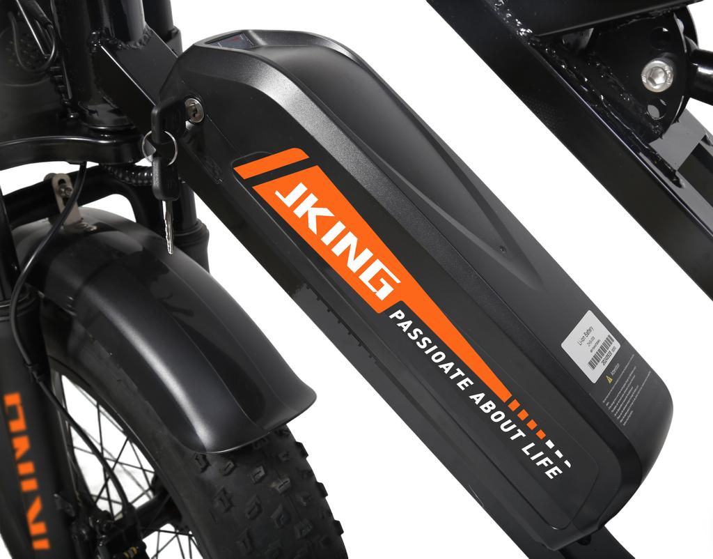 JKING FXH-009 E-Mountain Bike 48V15.6Ah B Artery 500W Motor 20 Inch Fat Tires 120KG Load 25KM/H Top Speed All-Terrain Electric Bicycle