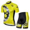 Men Women Cycling Jersey Short Sleeve Breathable Mesh Bike Apparel Sportswear Road Mountain Riding