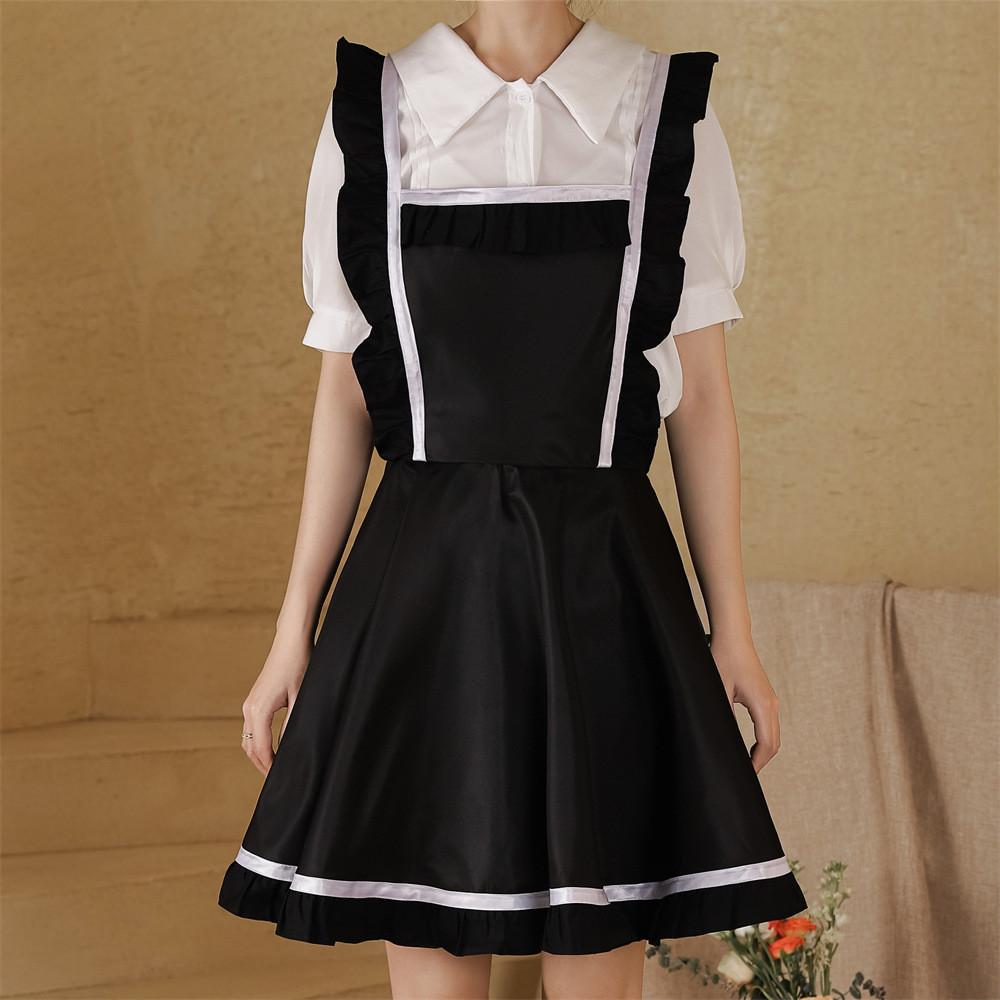 Style Princess Waterproof Apron Kitchen Tpu Oil Resistant Bib Simple Ruffles