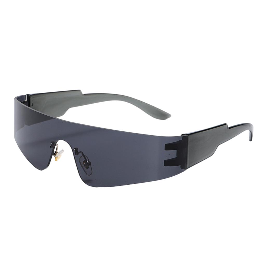 Fashionable Cyber Punk Sunglasses for Outdoor Sport Lover with High Intensity UV400 Protections Frameless Sunshades