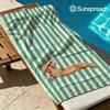 Vakantie Teckel Print Sneldrogende Badhanddoek Microvezel strandhanddoek lichtgewicht zwemmen kamperen yoga strand uit
