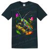 Grasshopper T Shirt Colorful Botanical Insect Art Nature Lover Graphic Tee Gift