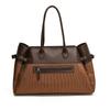 Vintage large capacity bag for women  new casual commuter shoulder bag  fashionable portable tote bag