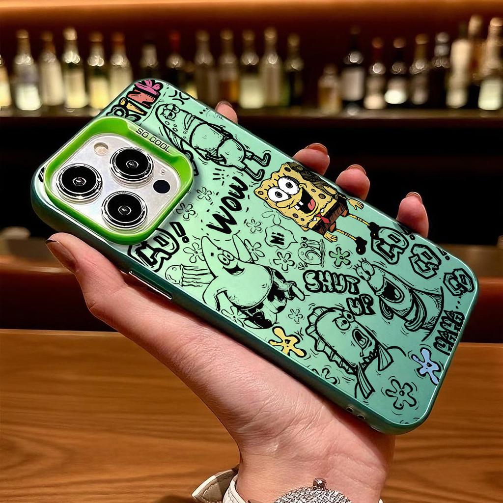 SpongeBob SquarePants for Apple iPhone17/16 mobile phone case 15 color silver 13/1412promax niche