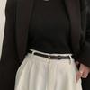 1PC  Leather Detachable Girdle Stylish Pin Buckle Wide Waistband Vintage Coat Dress Belt For Women