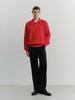 Deonseuteupomaen Cashmere Collared Sweater_Unisex_Udsw6A104_Red