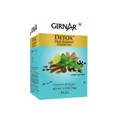 Girnar Food & Beverages Pvt. GmbH. Detox-Grüntee - Desi Kahwa (36 Teebeutel) 90 gr