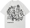 Vamtac Oversized Graphic Tees Tees for Men Women Streetwear Unisex T Shirts High Quality O-Neck Short Sleeves 50983