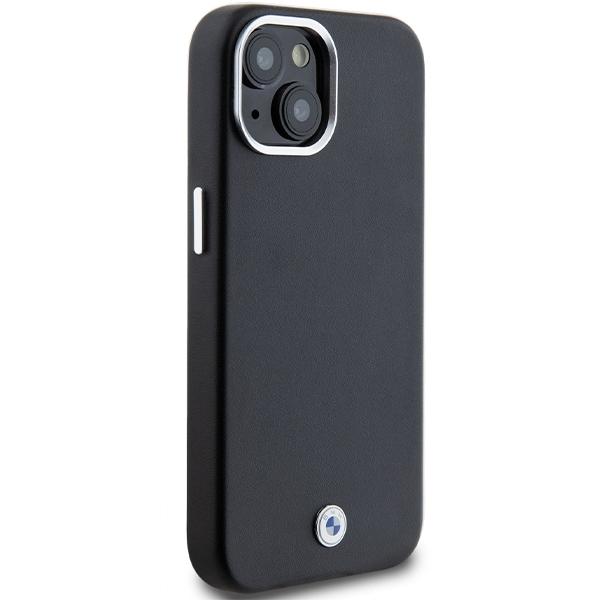 BMW Bmhmp15S23Pufwk Iphone 15 / 14 / 13 6.1Czarny/Black Signature Wrapped Metal Magsafe
