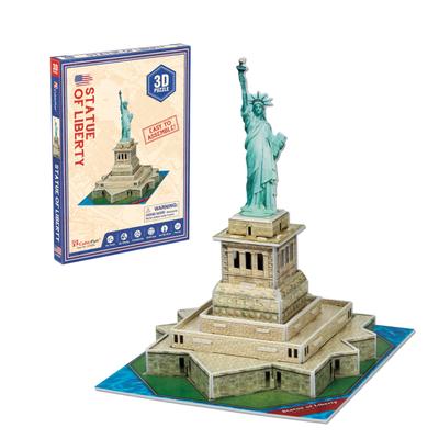 Cubic Fun Statue of Liberty Mini Model 3D Puzzle Paper Craft for Kids S3026h