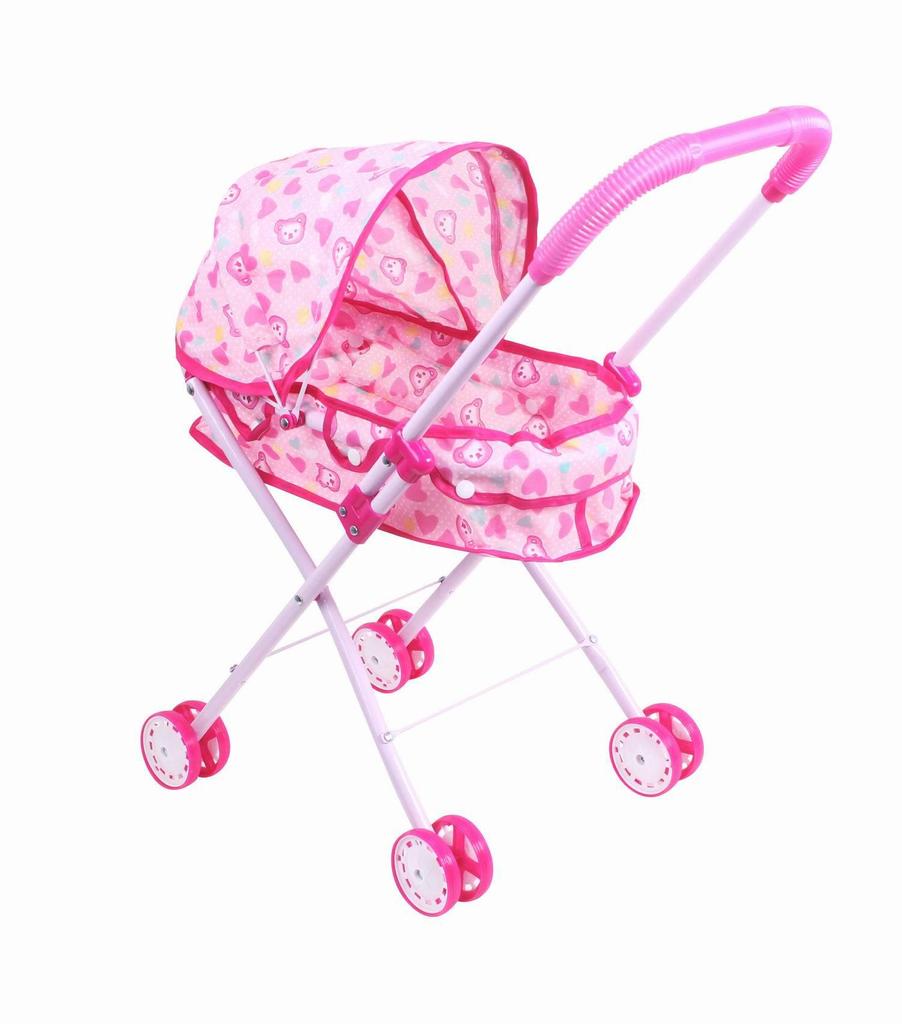 Girls' Pretend Play Doll Accessories Set: Rocking Horse, Cradle, Pillow, Quilt, Dining Table, Medical Kit, Stroller Toy