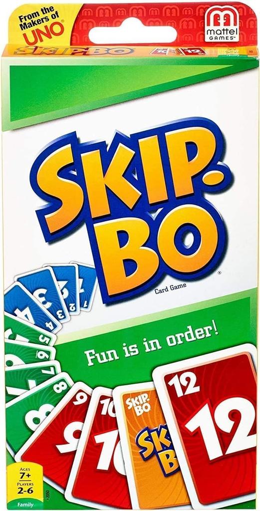 Mattel Skipbo Card Flip, Doss, Game, 3-Pack Combo.