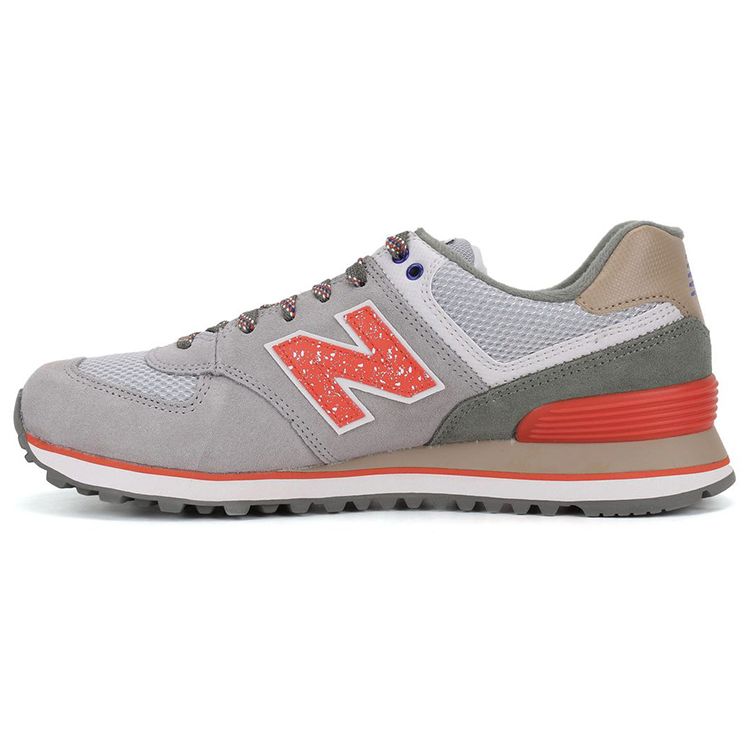 New Balance 574 Grey Orange Men s ML574OIB 40