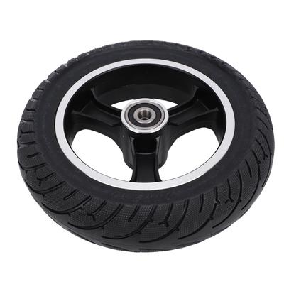 200x50 Solid Tire Wheel Damping 8 X 2 Inch Scooter Tire with Aluminum Alloy Hub Replacement for Razor E100 E200 E300