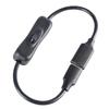 Easy Control Power Switching Cord USB 3.0 Male to Female Extension Cable with Power Button for Desktop Computer Laptop