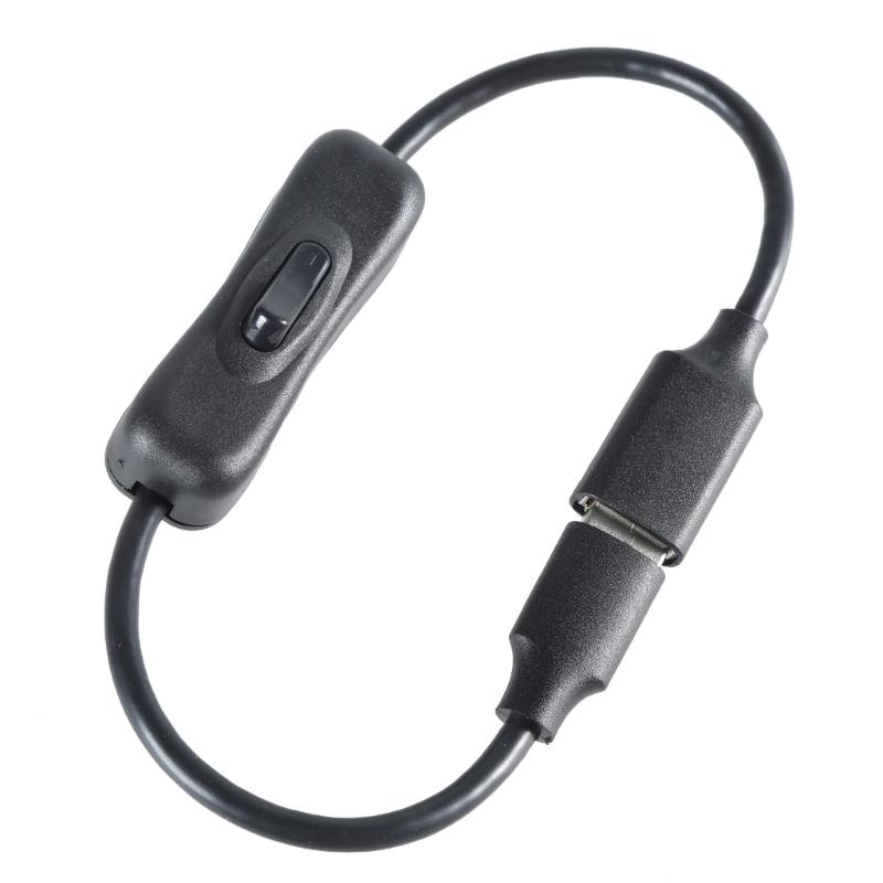 Easy Control Power Switching Cord USB 3.0 Male to Female Extension Cable with Power Button for Desktop Computer Laptop