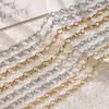 1Meter Stainless Steel Embossed Thick Cable Chain for DIY Men Jewelry Making Supplies Necklace Bracelet Chains Findings