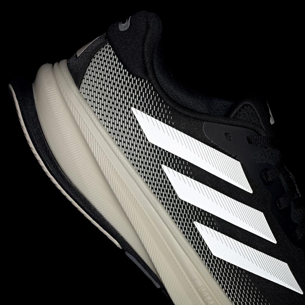 adidas Supernova Rise 2 Running Wide IG2168 Men's Performance Sports Shoes Core Black / Zero Metalic / Crystal White