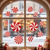 Customizable Party Scene Decorations Christmas Static Window Clings for Glass, Decorations, Gingerbread Man Festive Gift Friends Family Candy