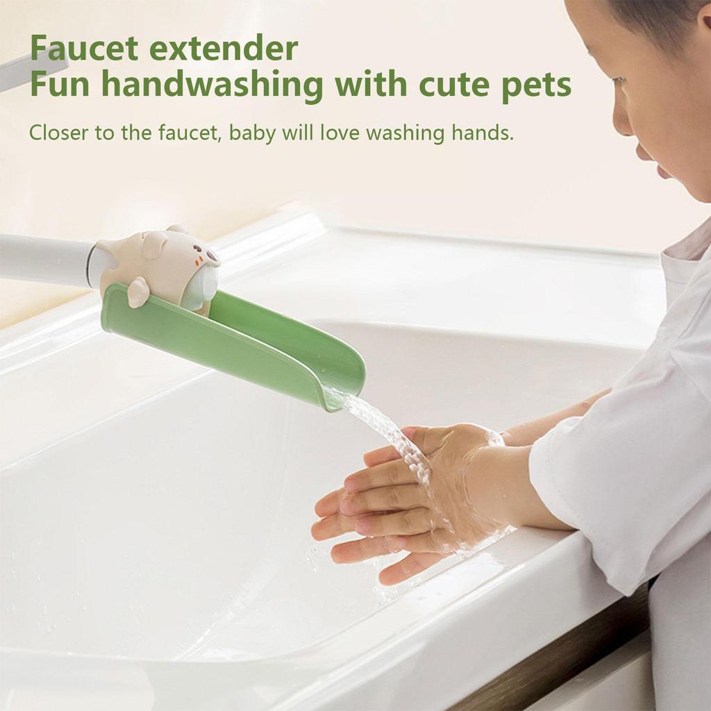 Cartoon Animals Shaped Faucet Extender For Kids Hand Washing In Bathroom Sink Accessories Convenient for Baby Washing Helper