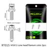 2Pcs M5X12 Titanium Bicycle Water Bottle Stem Cap Cage Bolts Road Mountain Bike Water Holder Screws Air Pump Holder Fixed Screws