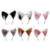 Cats Ears Headband Long Furry Adorable Plush Exquisite Cosplay Party Headpiece for Party